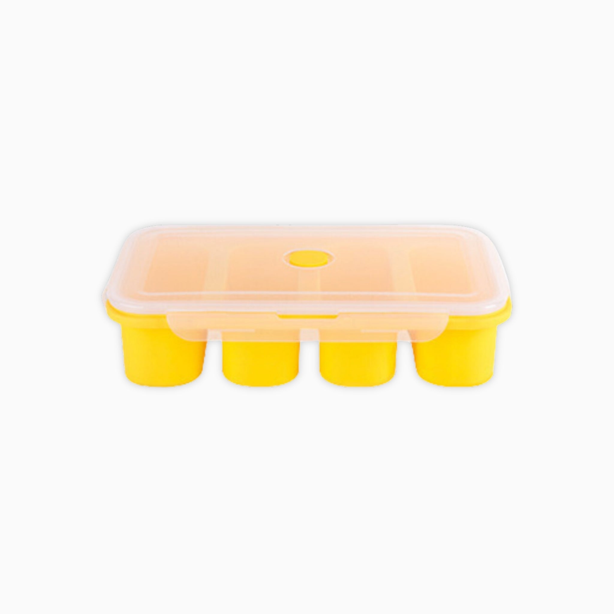 Silicone Stackable Freezer Containers with Lids - 4 Compartments ...