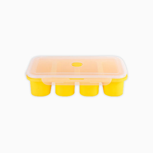 Silicone Stackable Freezer Containers with Lids - 4 Compartments