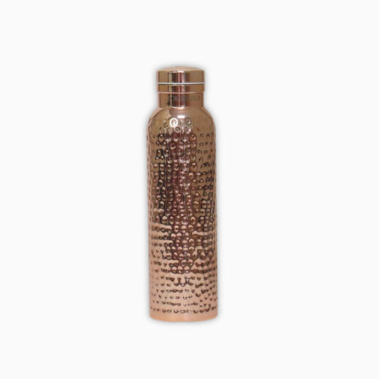 Hammered Copper Insulated Water Bottle