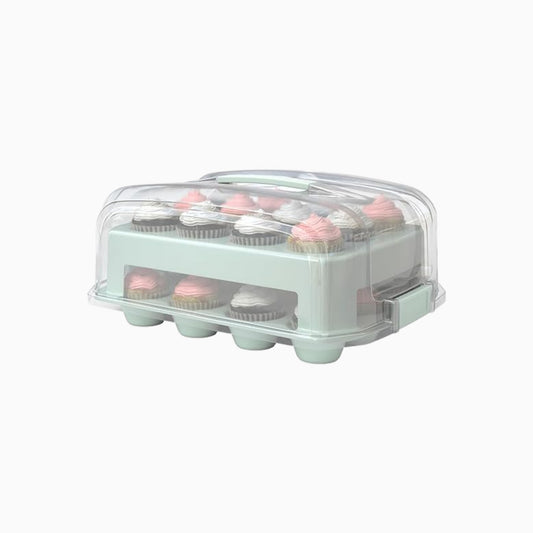 SweetGuard 2-Layer Cupcake Carrier Storage Container for 24 Cupcakes