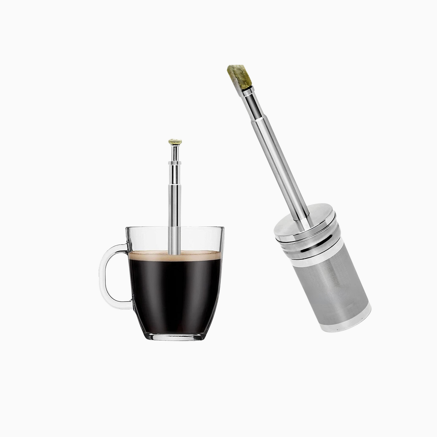 Portable Stainless Steel French Press Coffee Maker