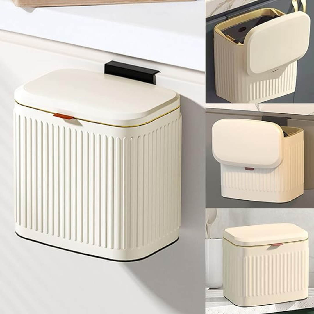 Gorgeous 4L Compact Trash Can with Lid